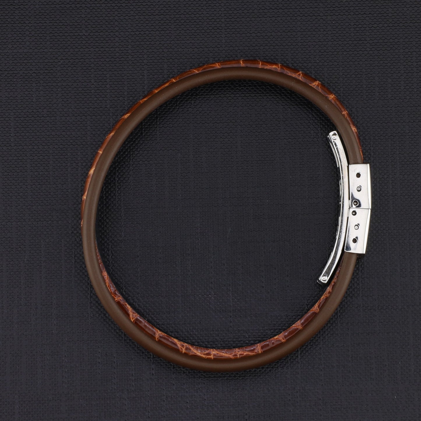 Armband Alligator braun