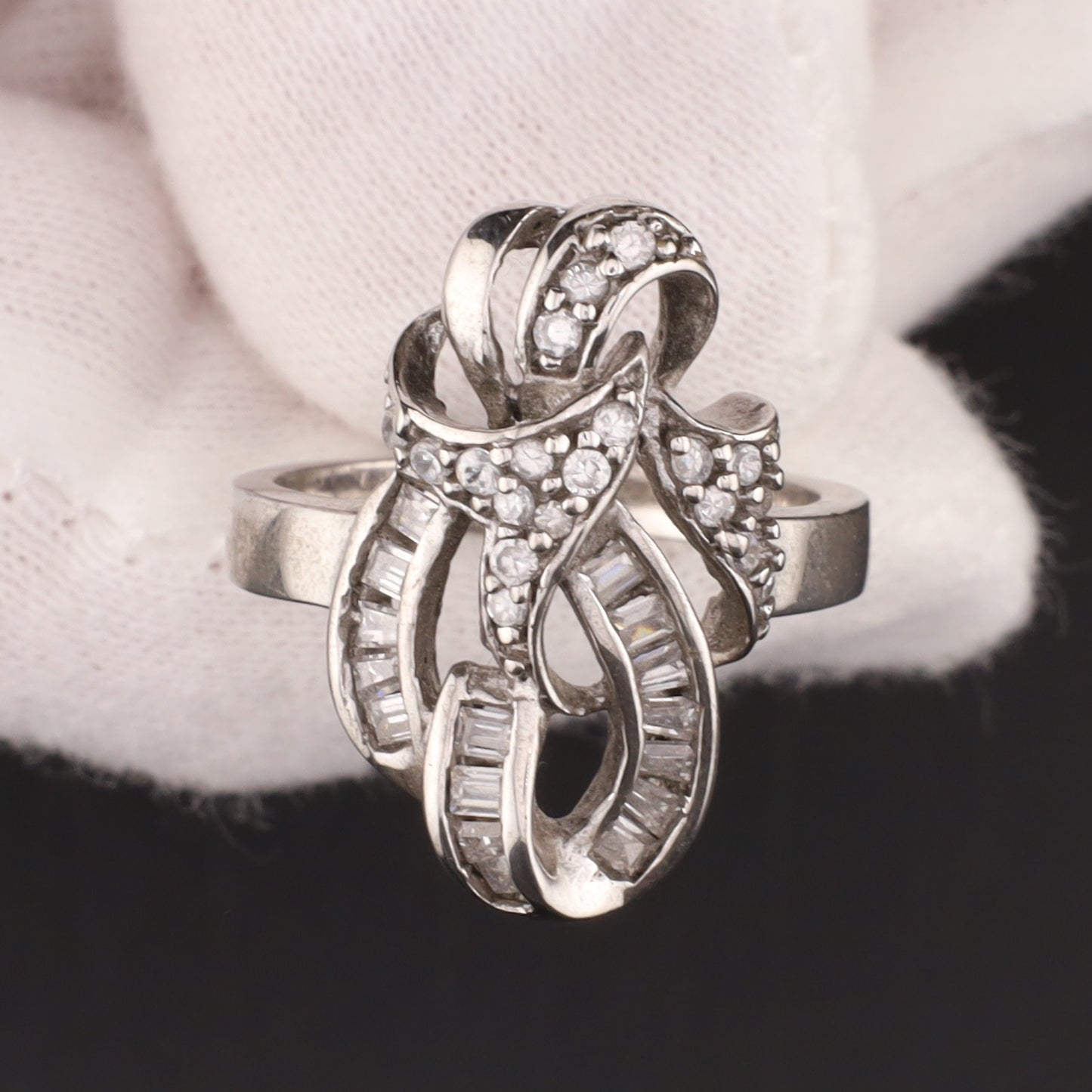 Ring Zirkonia  - Größe / Maß 55