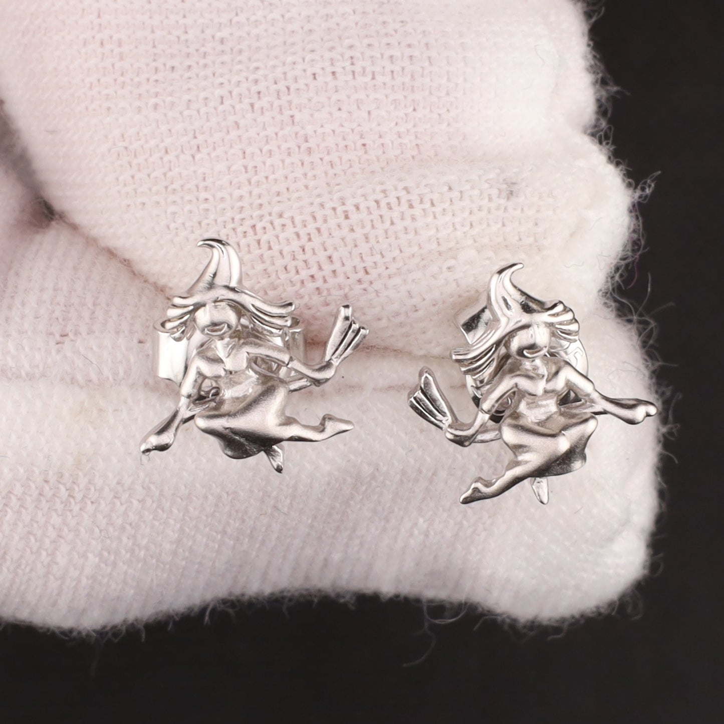 Ohrstecker Perle Türk/Weiss