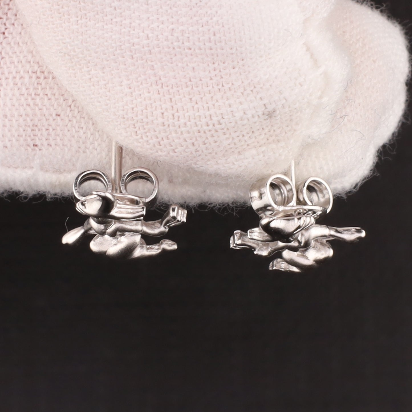 Ohrstecker Perle Türk/Weiss