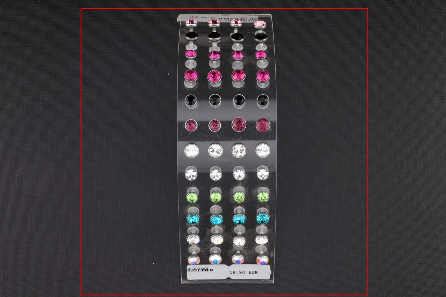 Konvolut 24 Paar Ohrstecker Zirkonia