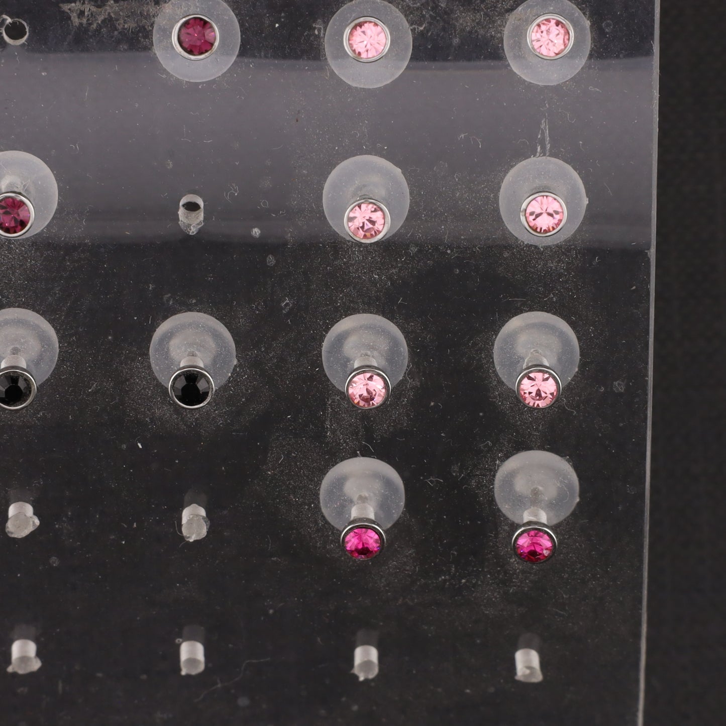 Konvolut 14 Paar Ohrstecker Zirkonia