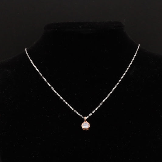 Collier Zirkonia rosé 40-45c