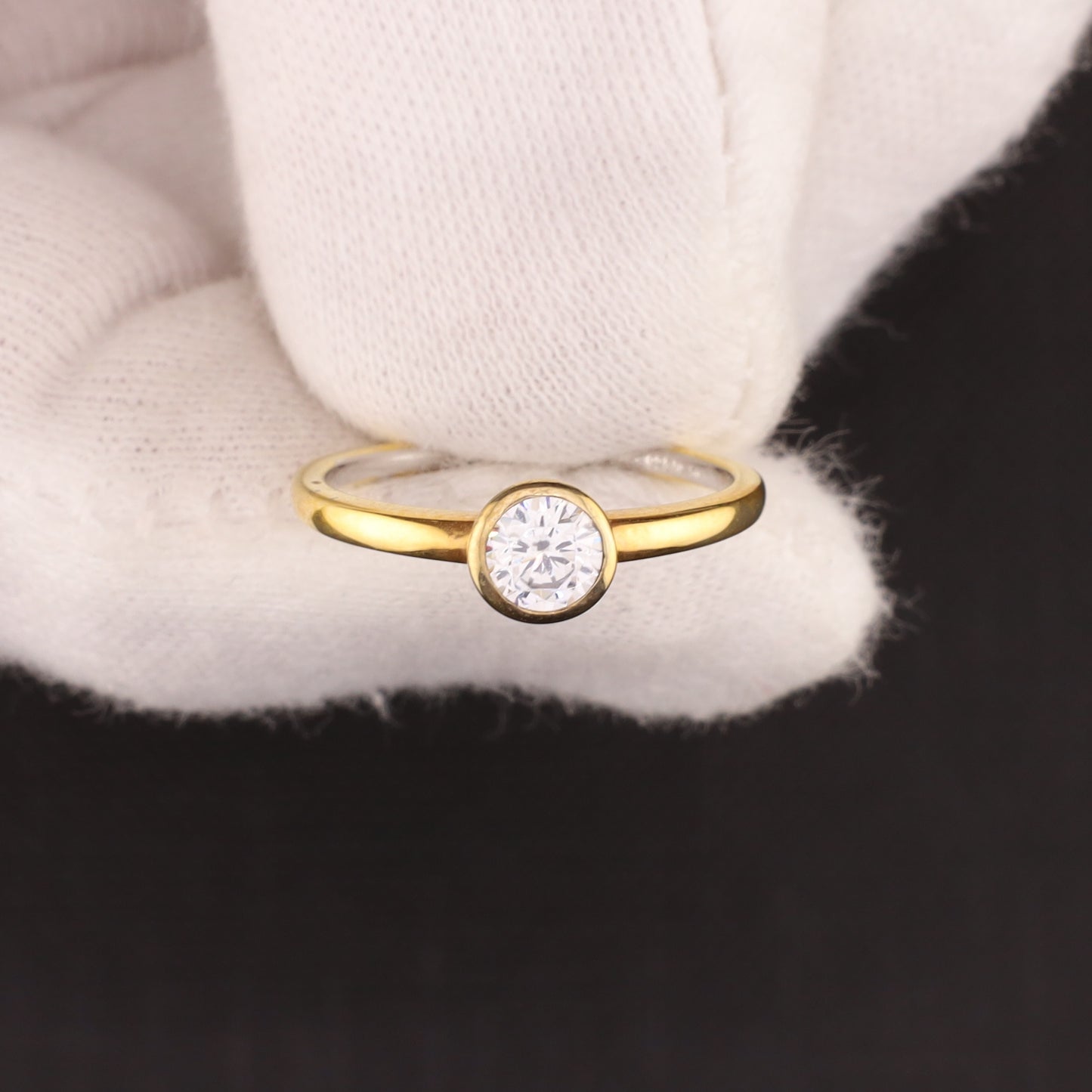 Ring Zirkonia  - Größe / Maß 50