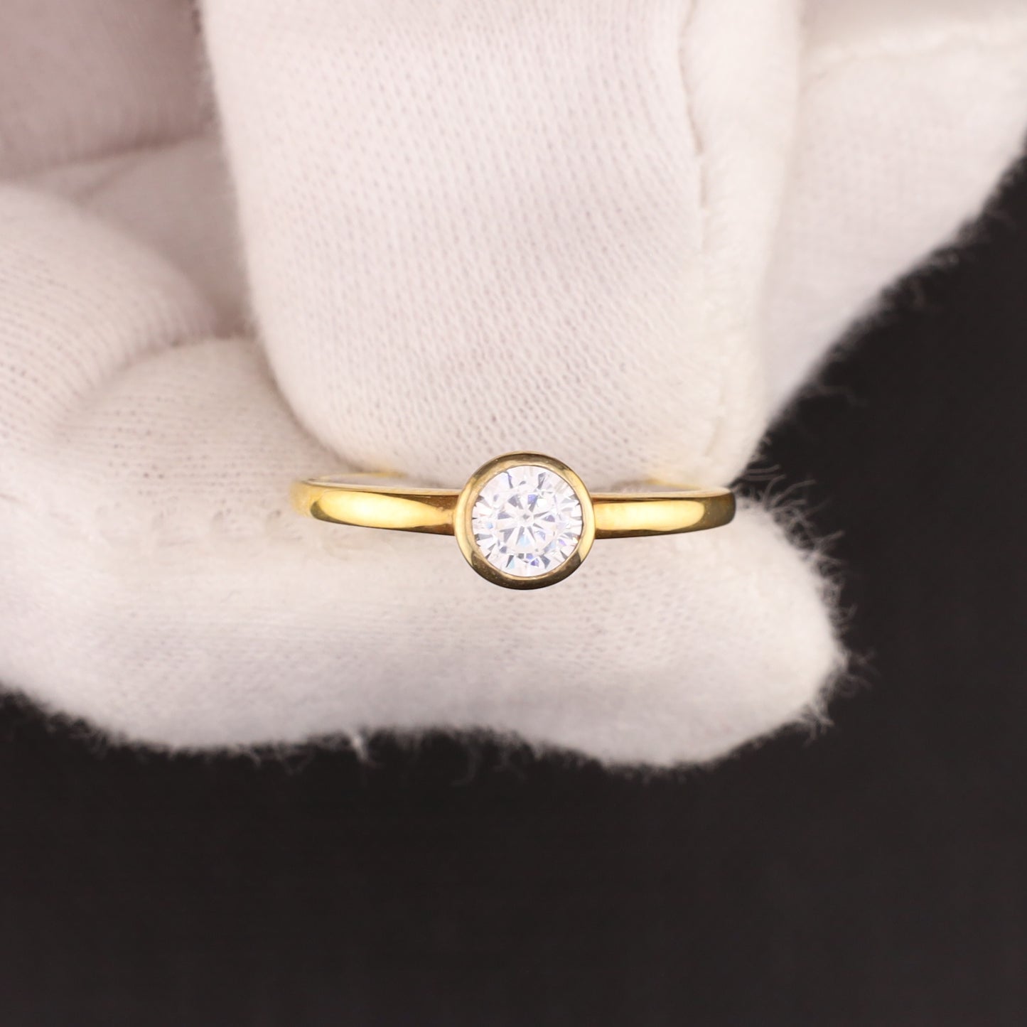 Ring Zirkonia  - Größe / Maß 50