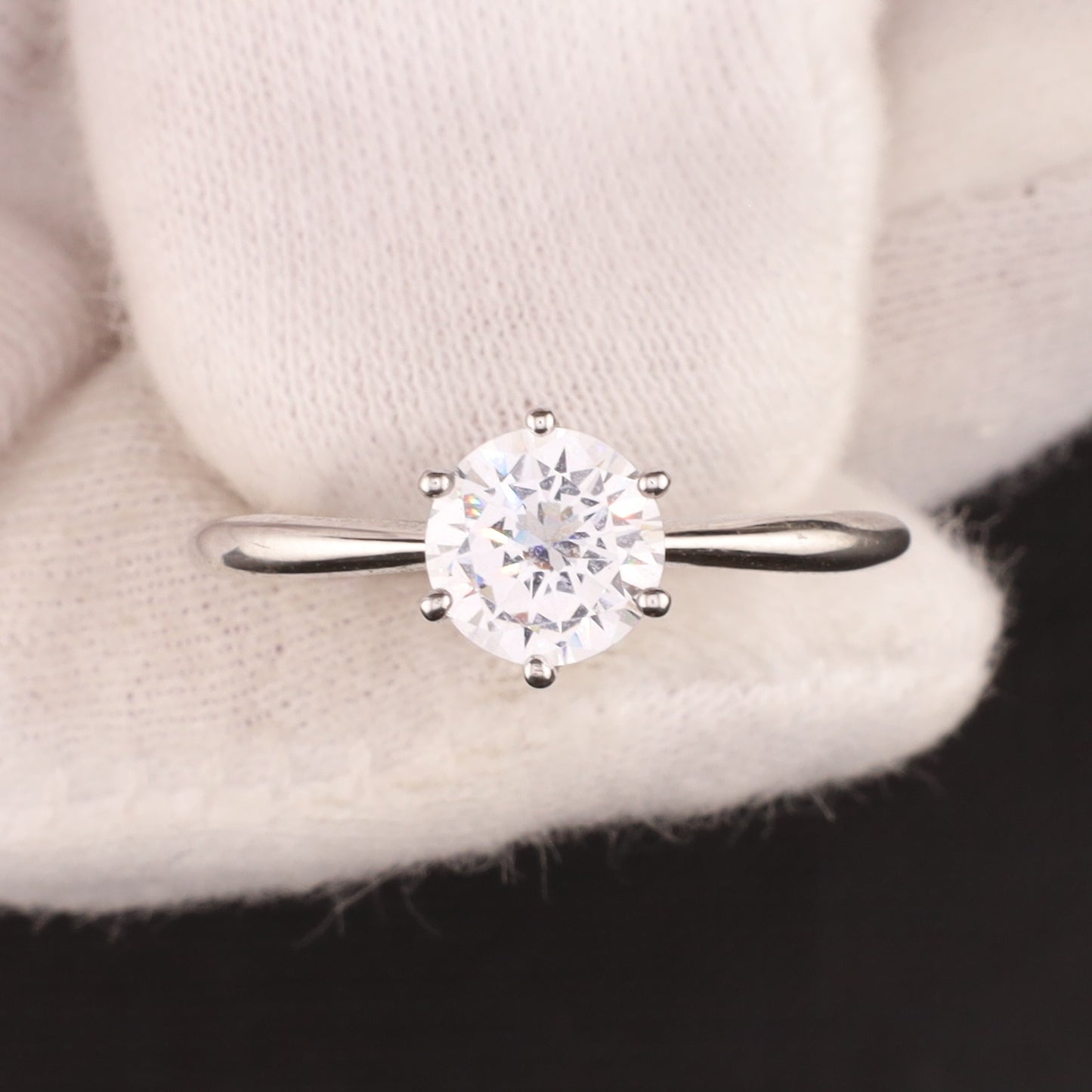 Ring Zirkonia - Größe / Maß 58