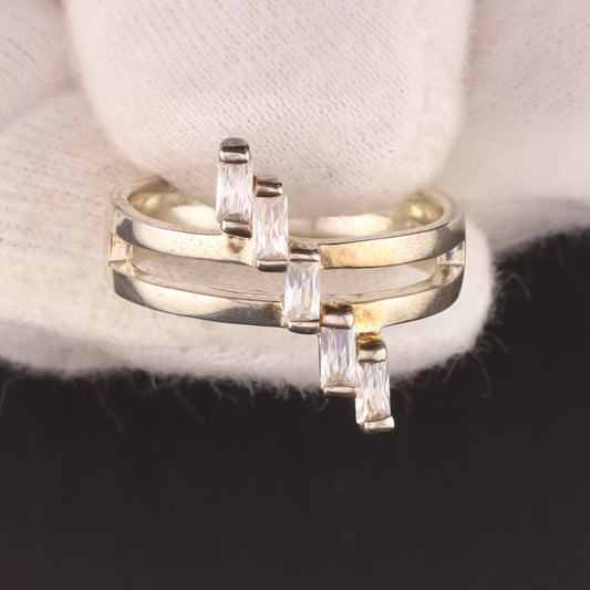 Ring Zirkonia - Größe / Maß 57