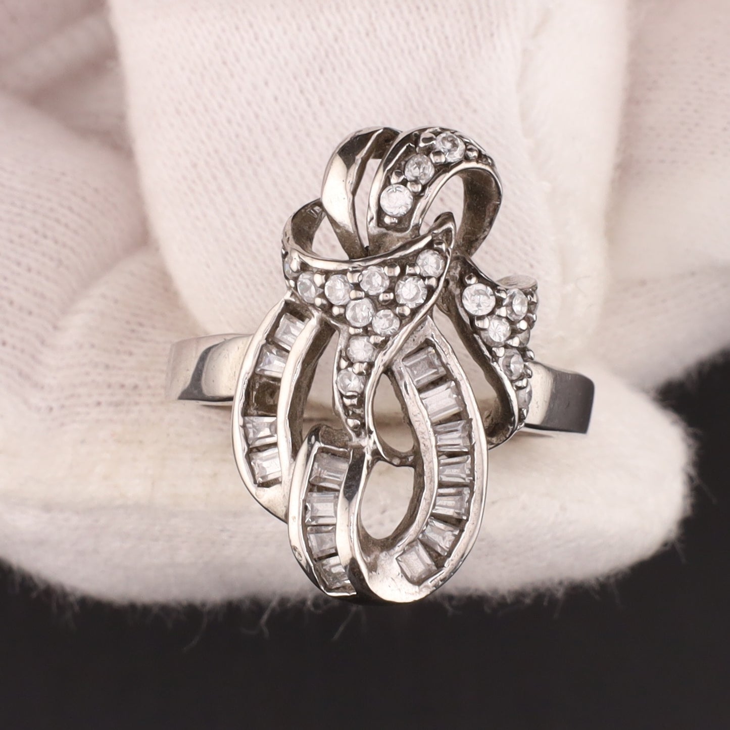 Ring Zirkonia  - Größe / Maß 54