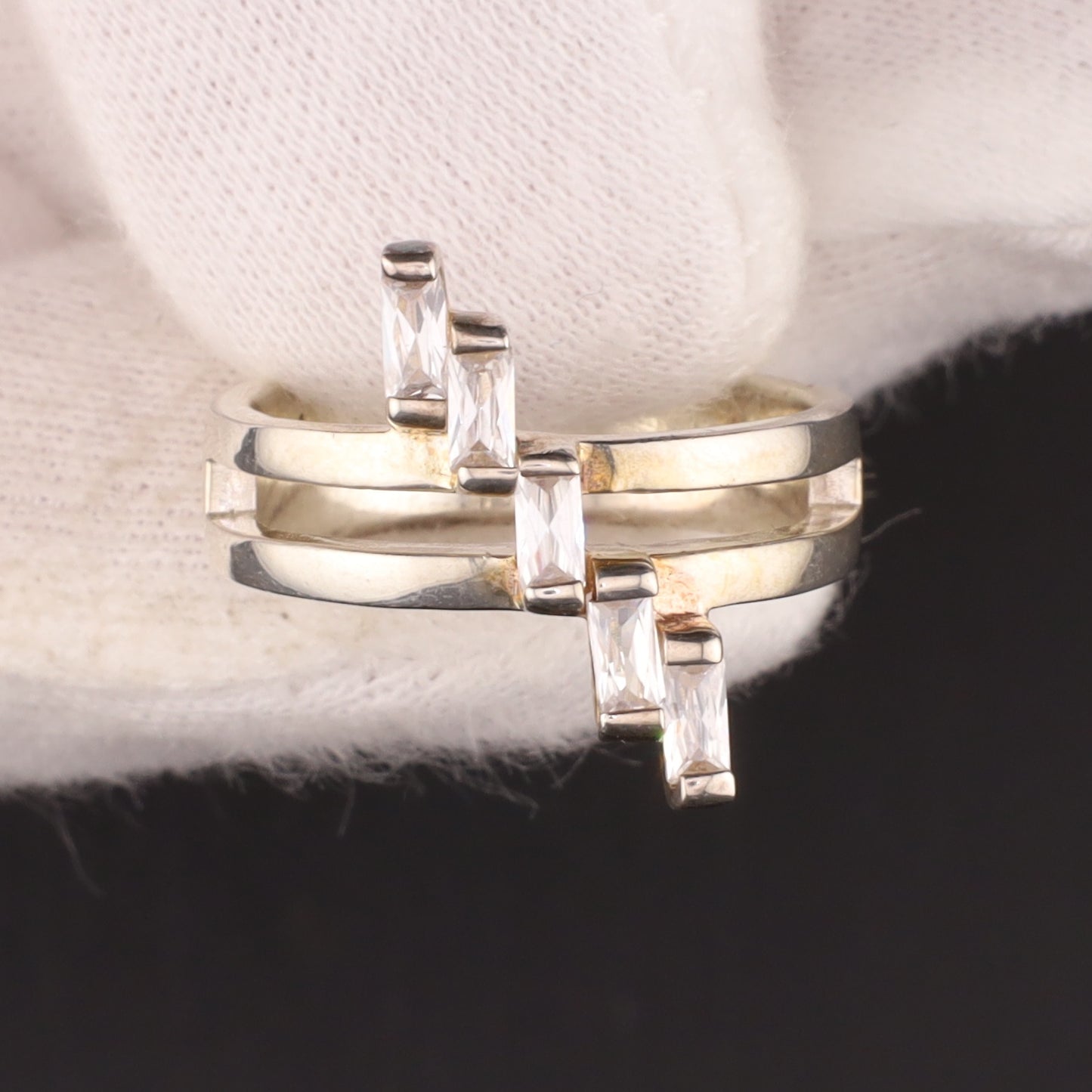 Ring Zirkonia - Größe / Maß 55