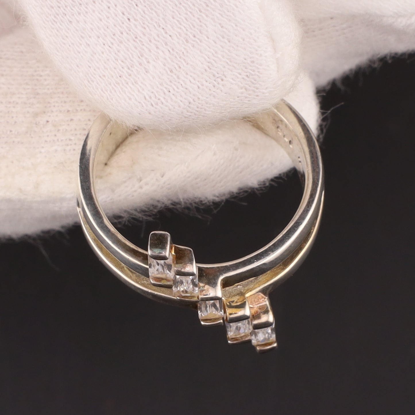 Ring Zirkonia - Größe / Maß 55