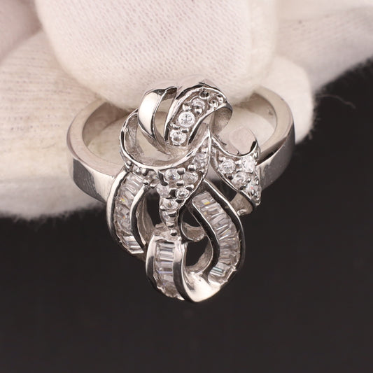 Ring Zirkonia  - Größe / Maß 58