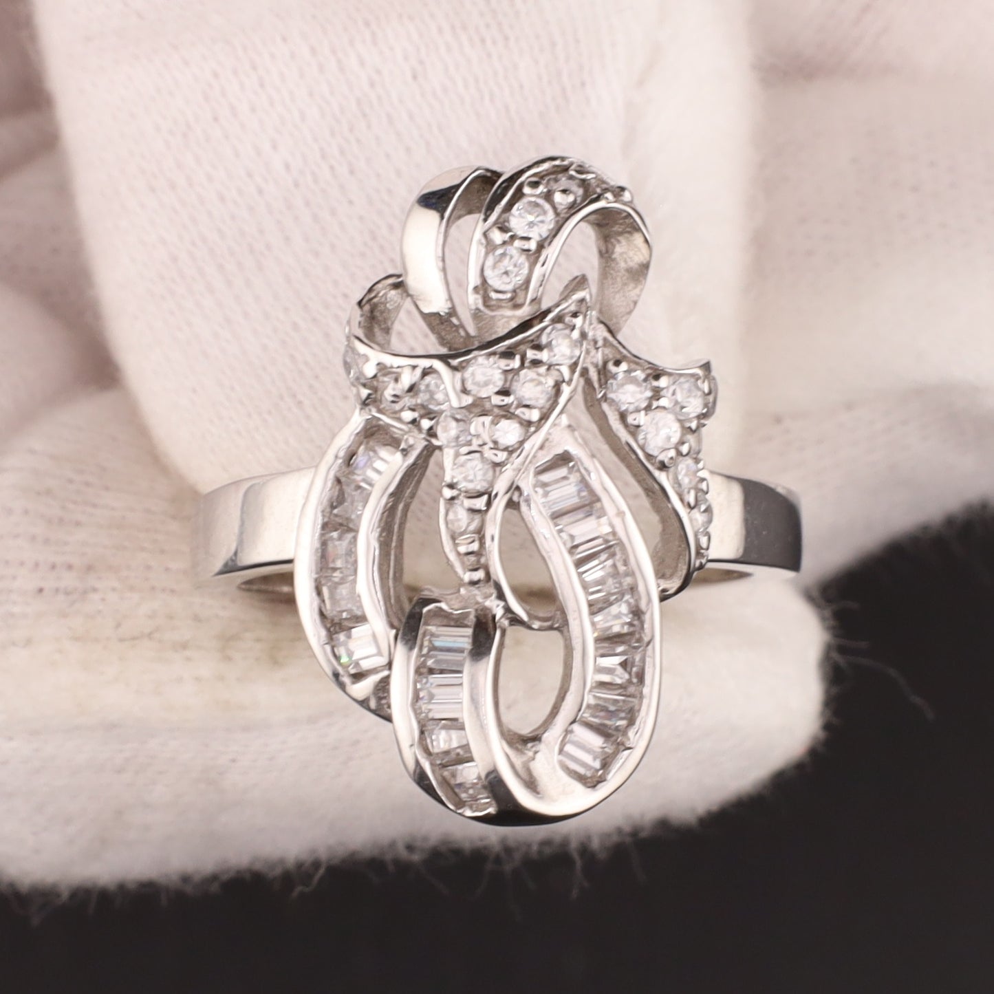 Ring Zirkonia  - Größe / Maß 58