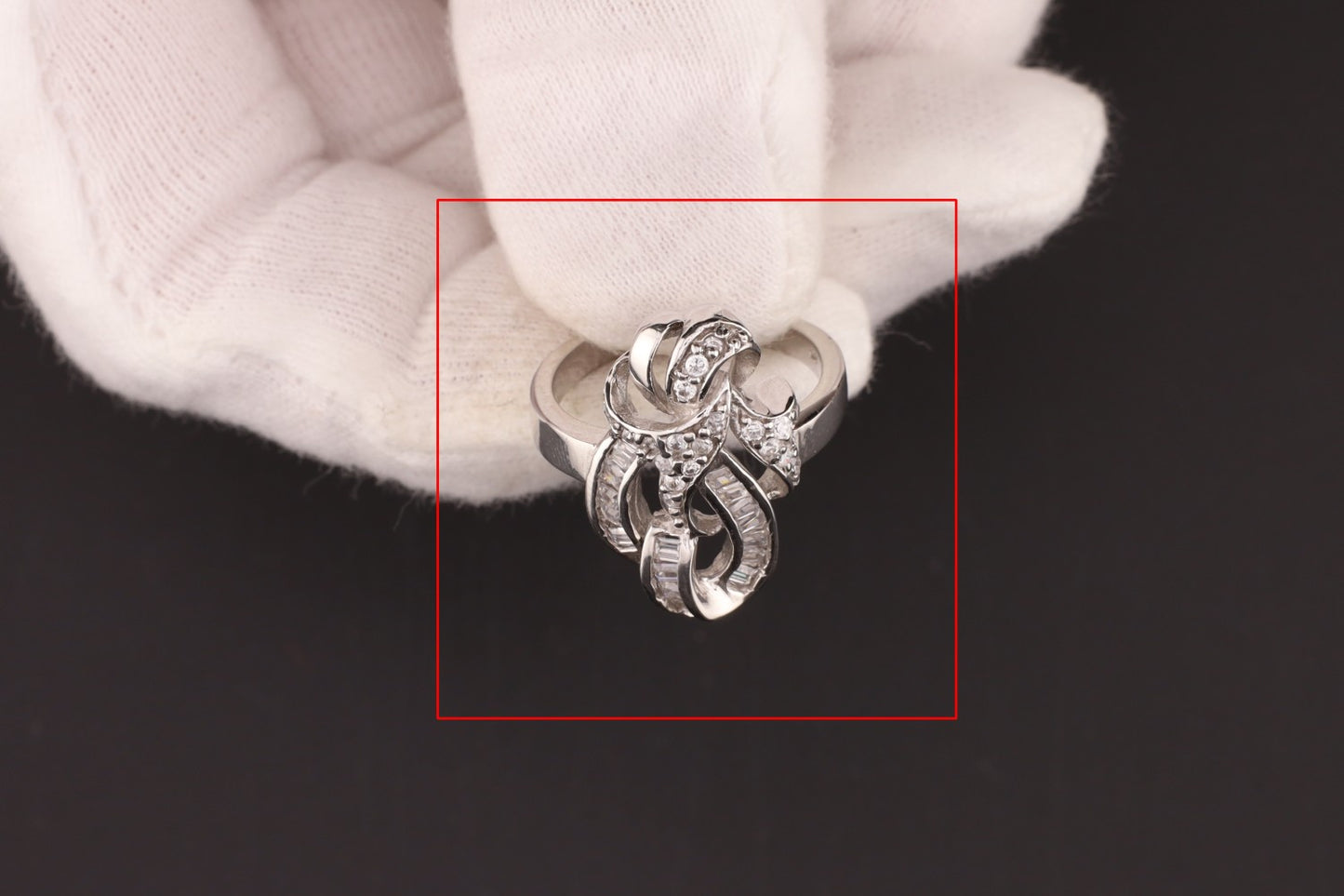 Ring Zirkonia  - Größe / Maß 58