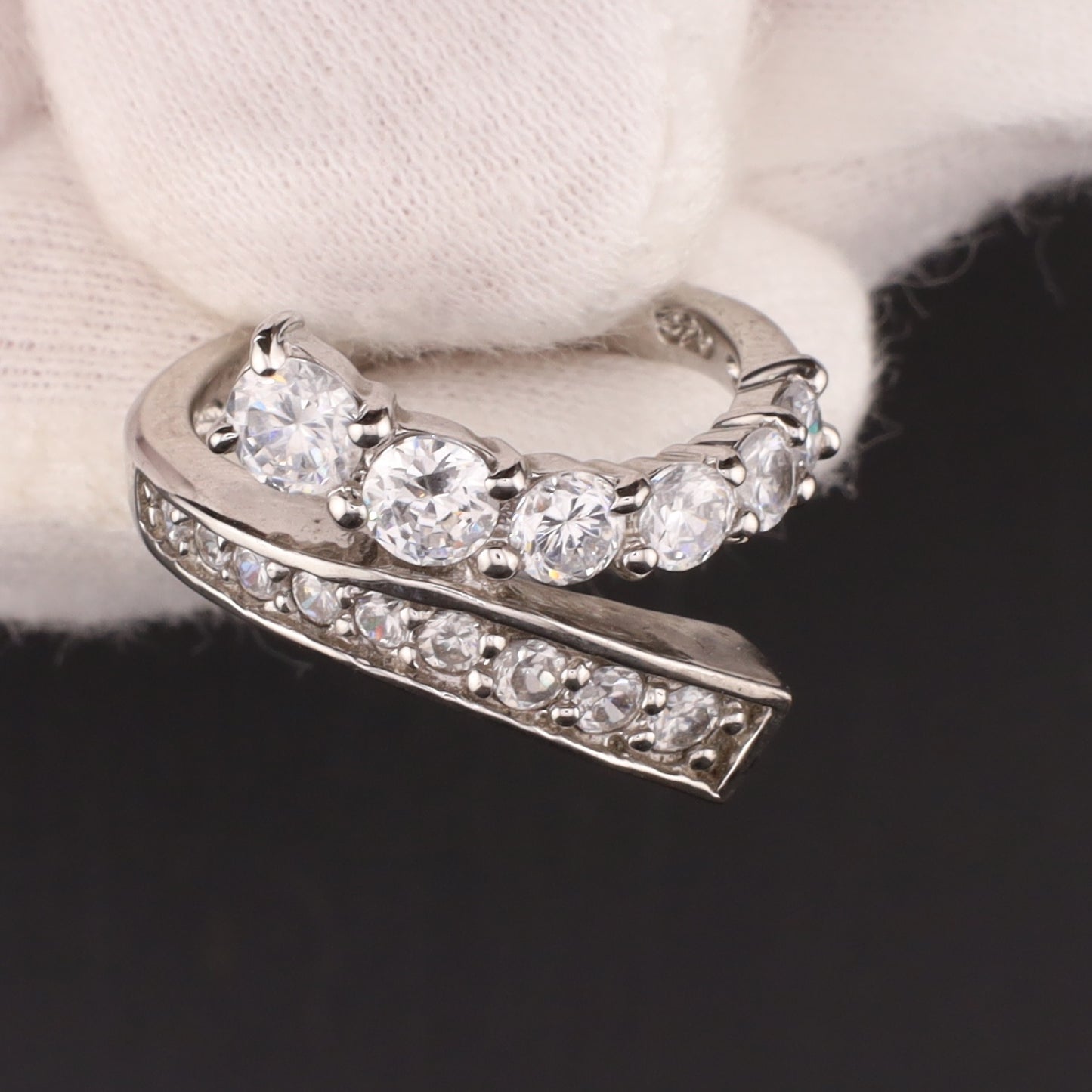 Ring Zirkonia - Größe / Maß 55