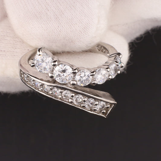 Ring Zirkonia - Größe / Maß 55