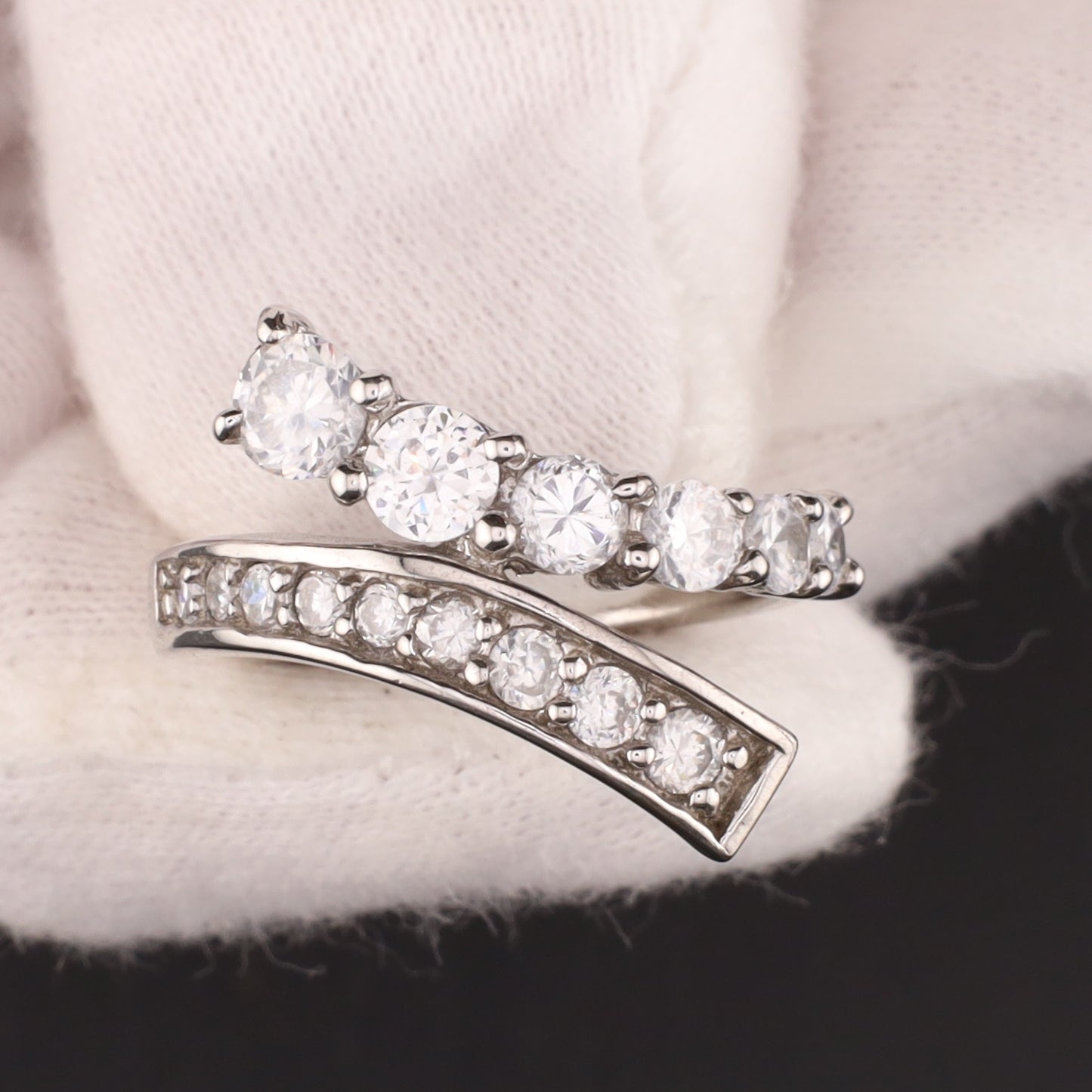 Ring Zirkonia - Größe / Maß 55