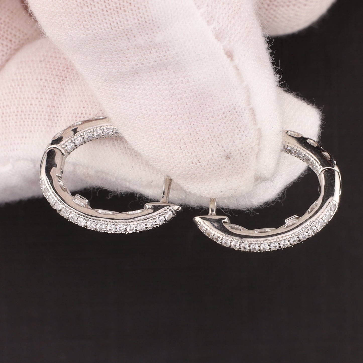 Creolen Zirkonia versch. Farb