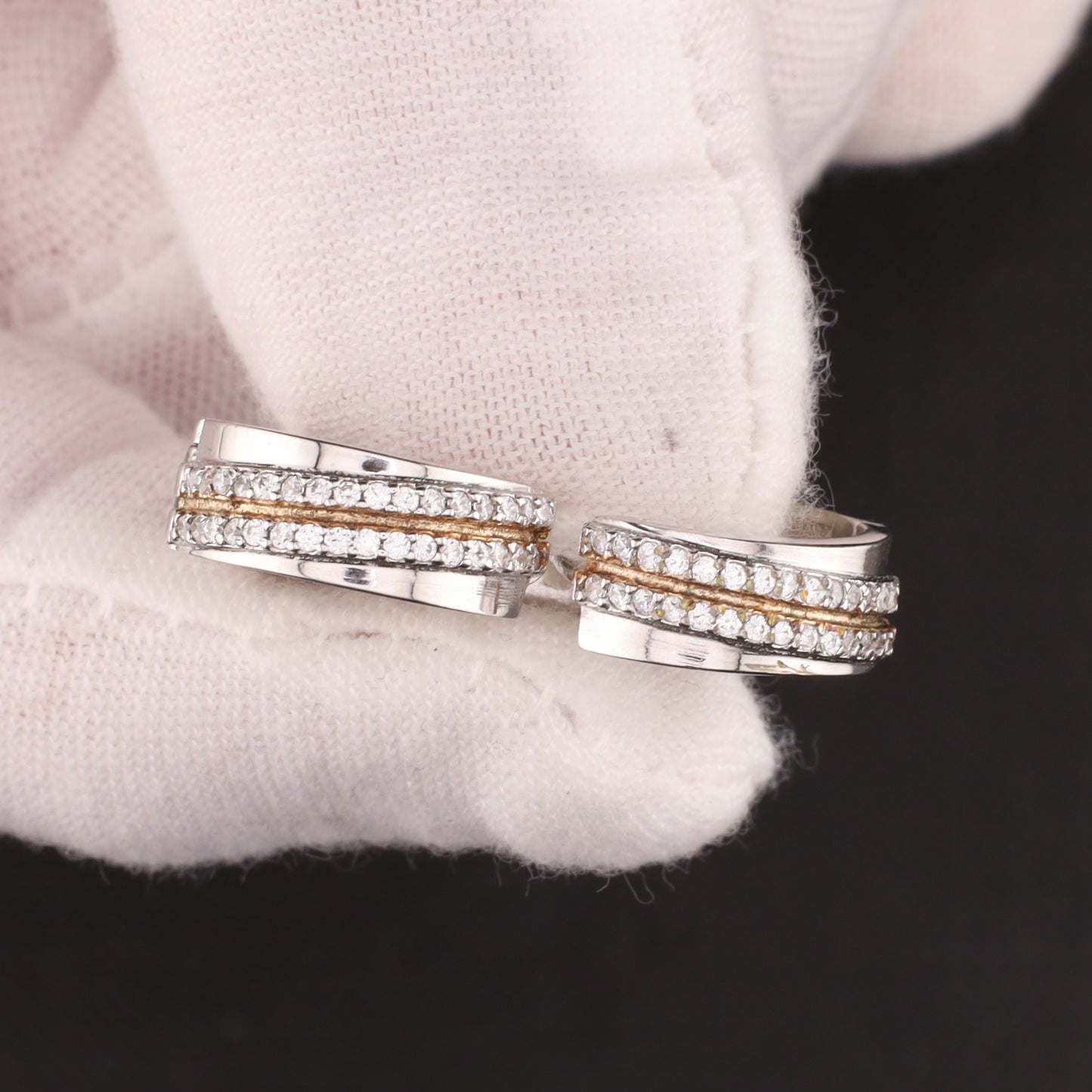 Armband Zirkonia bicolor