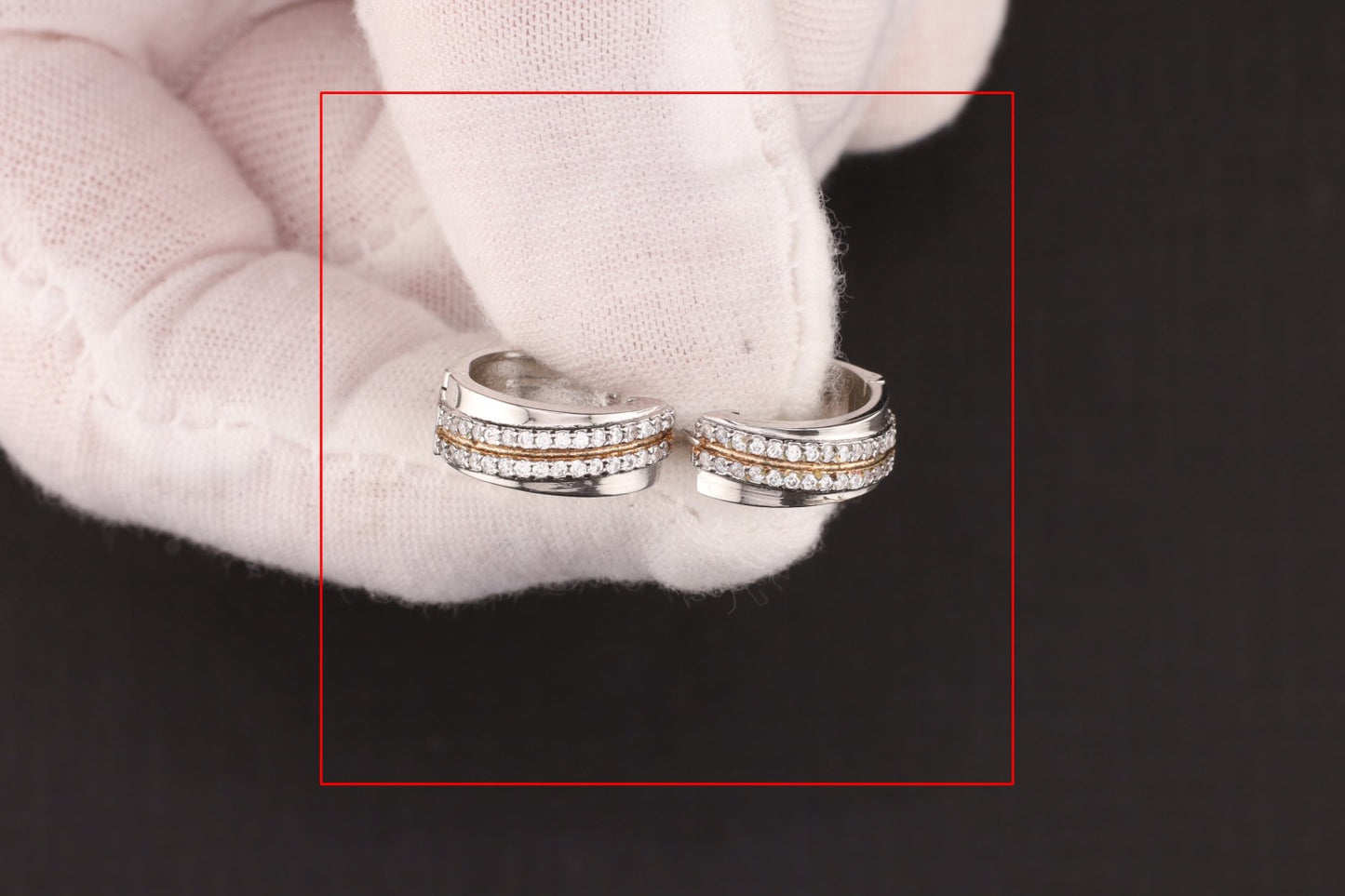 Armband Zirkonia bicolor