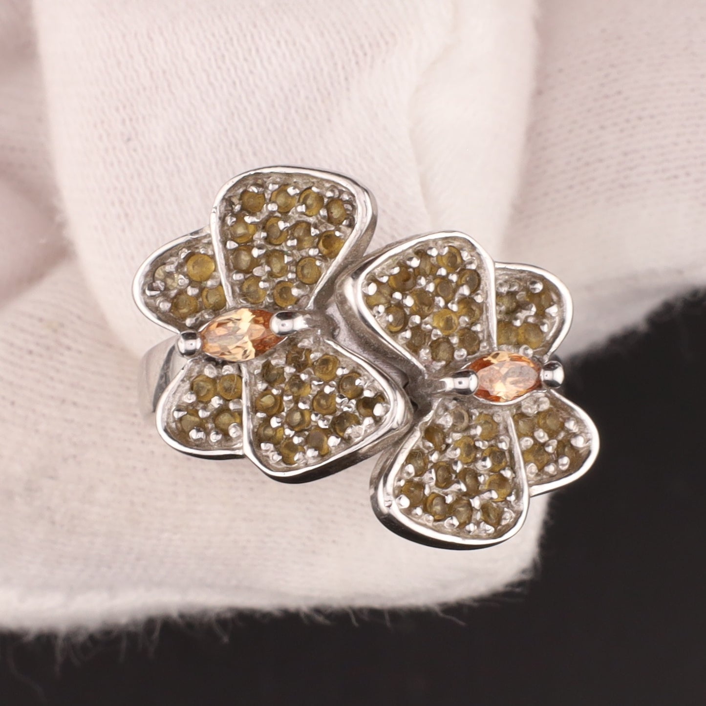 Ring Zirkonia  - Größe / Maß 57