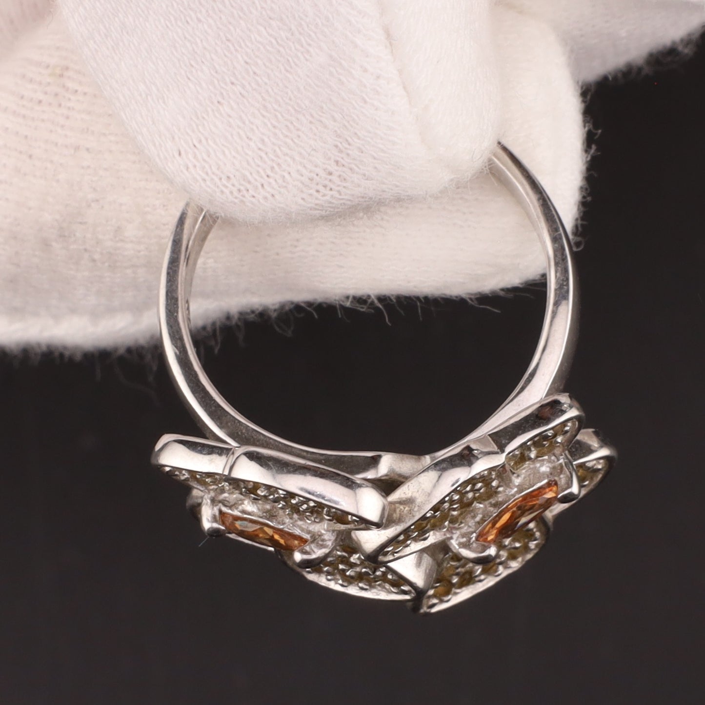 Ring Zirkonia  - Größe / Maß 57