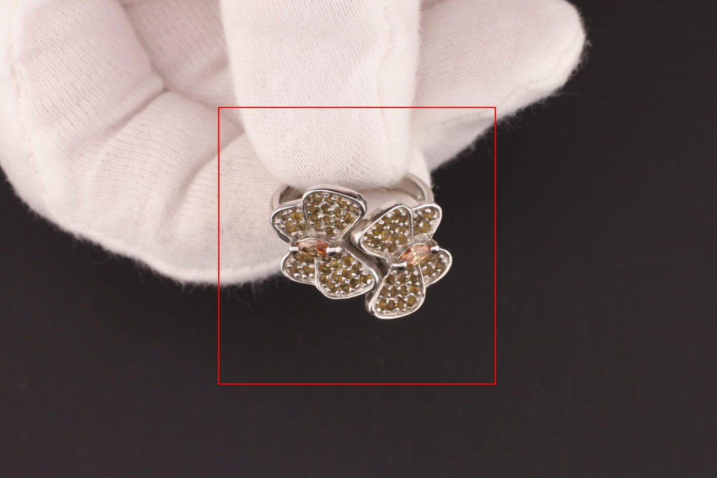 Ring Zirkonia  - Größe / Maß 57