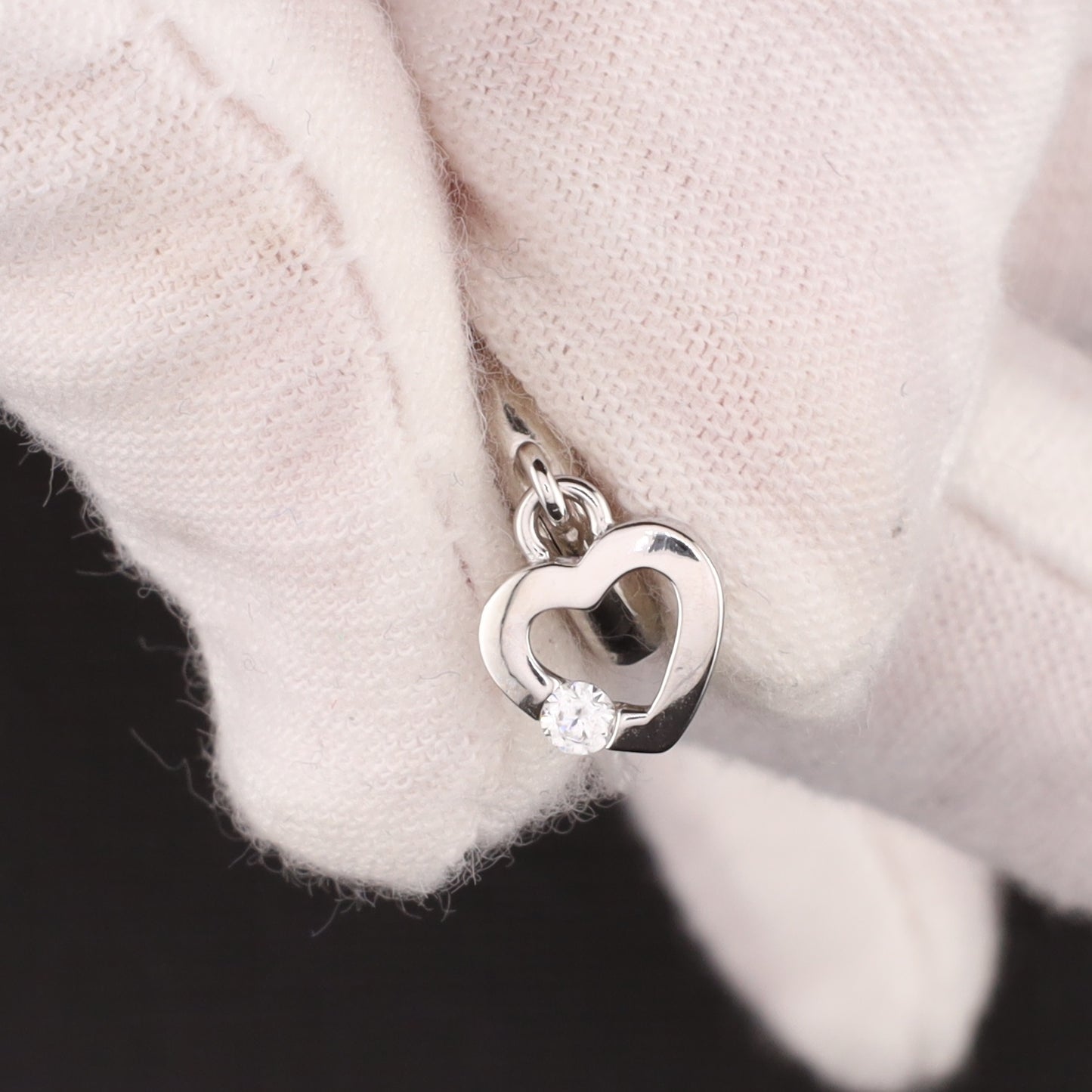 Kindercreolen Herz Zirkonia