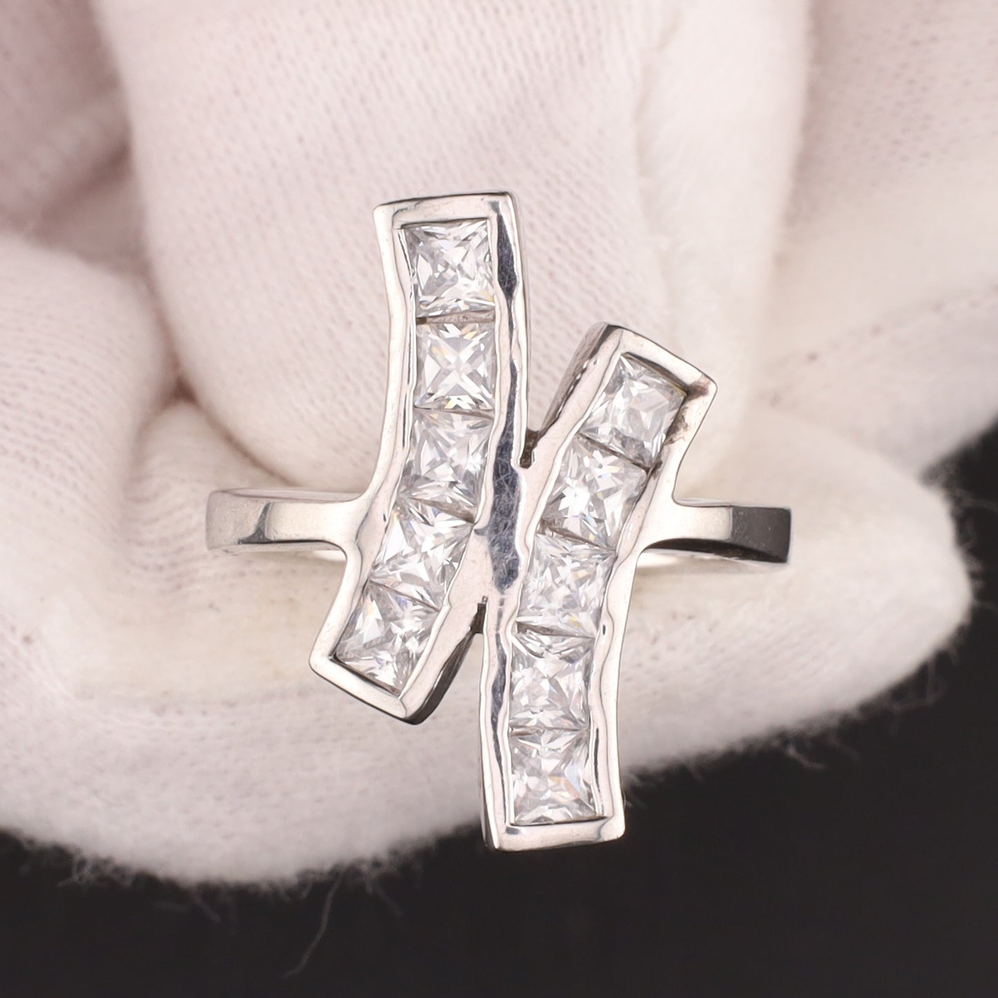 Ring Zirkonia - Größe / Maß 55