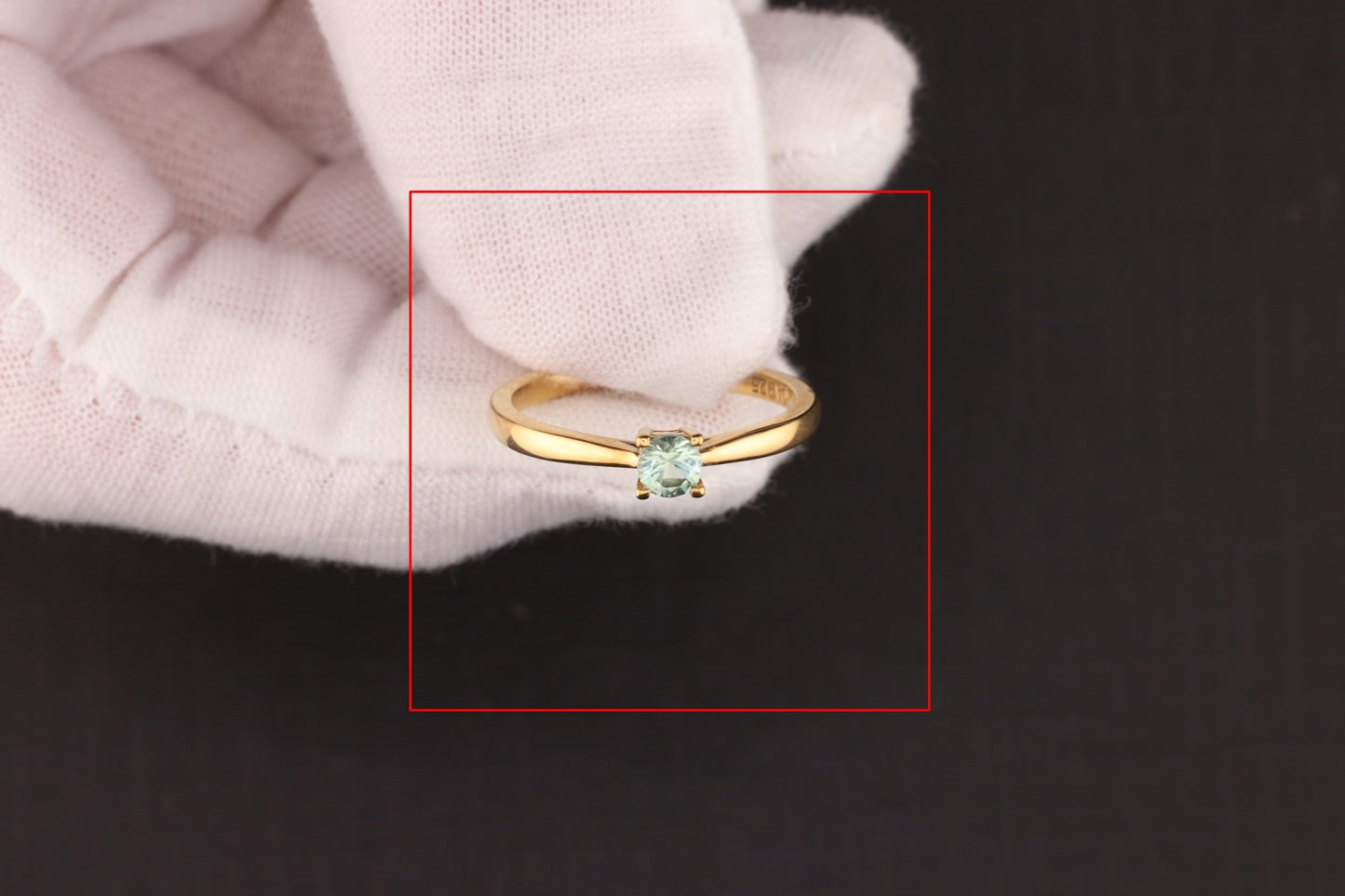 Ring Grün H - Größe / Maß 56