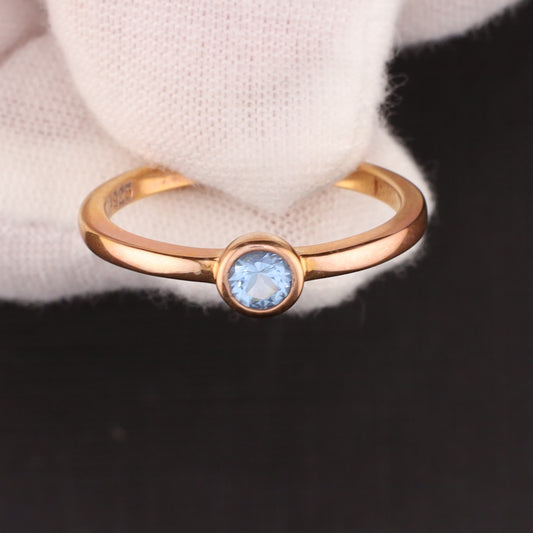 Ring Bl - Größe / Maß 58