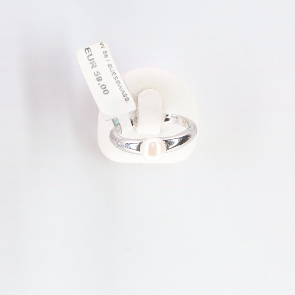 Ring mit Perle - Größe / Maß 56