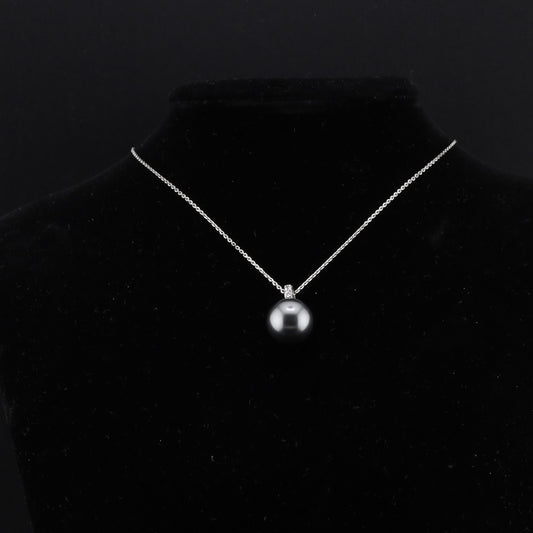 Collier Zirkonia Perle 12mm