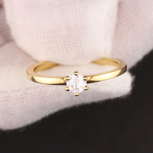 Ring Zirkonia  - Größe / Maß 54