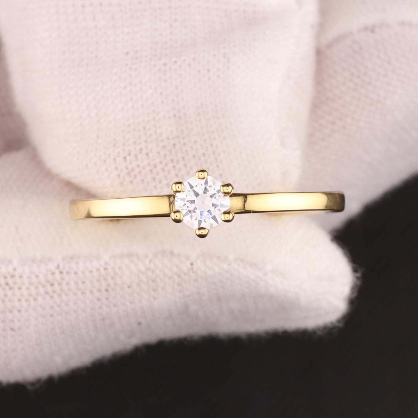 Ring Zirkonia  - Größe / Maß 54