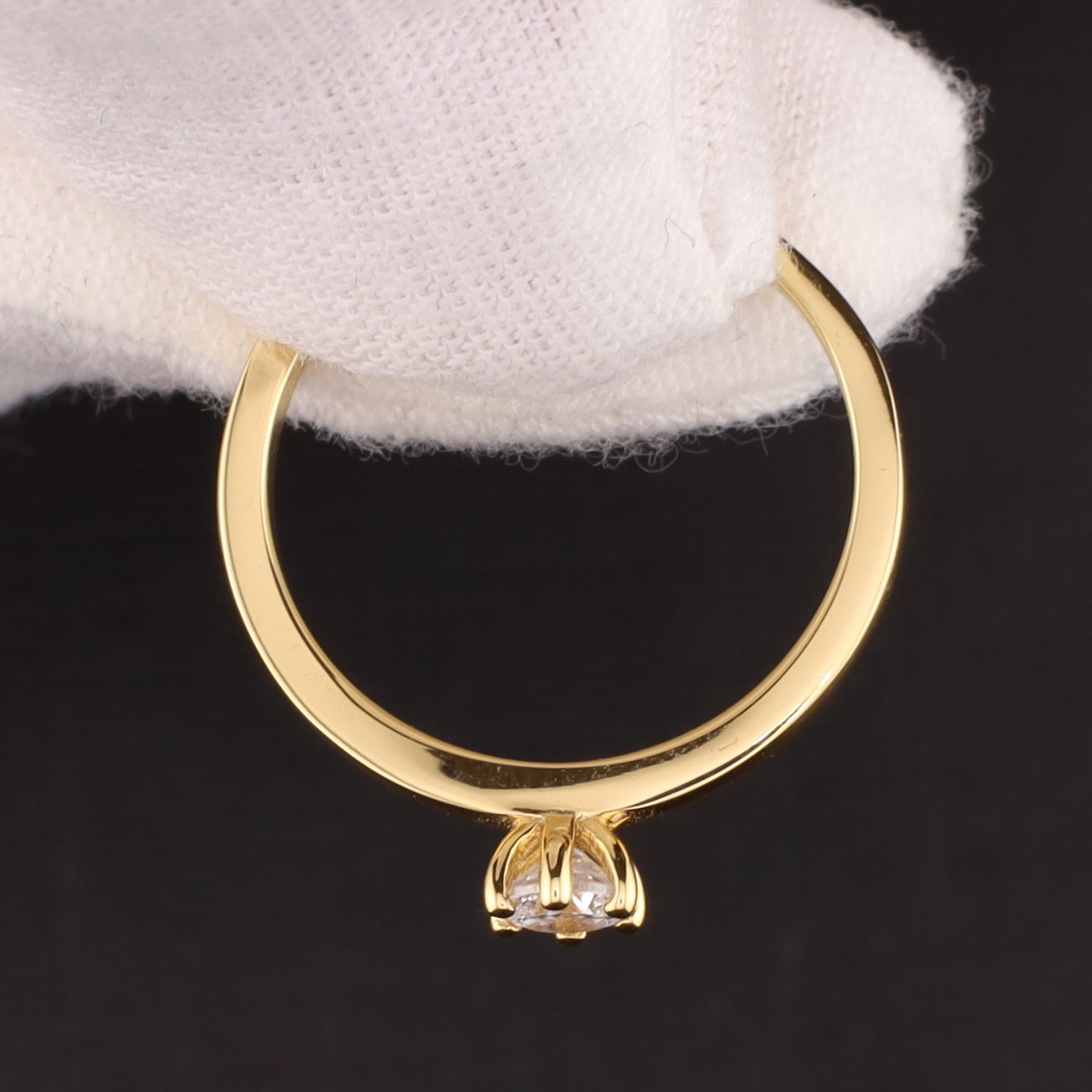 Ring Zirkonia  - Größe / Maß 54