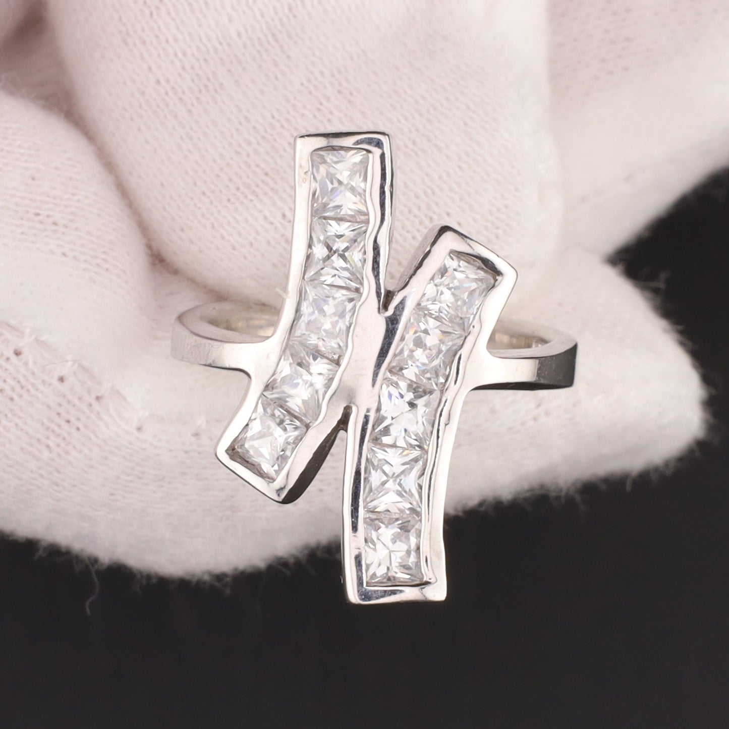 Ring Zirkonia - Größe / Maß 52