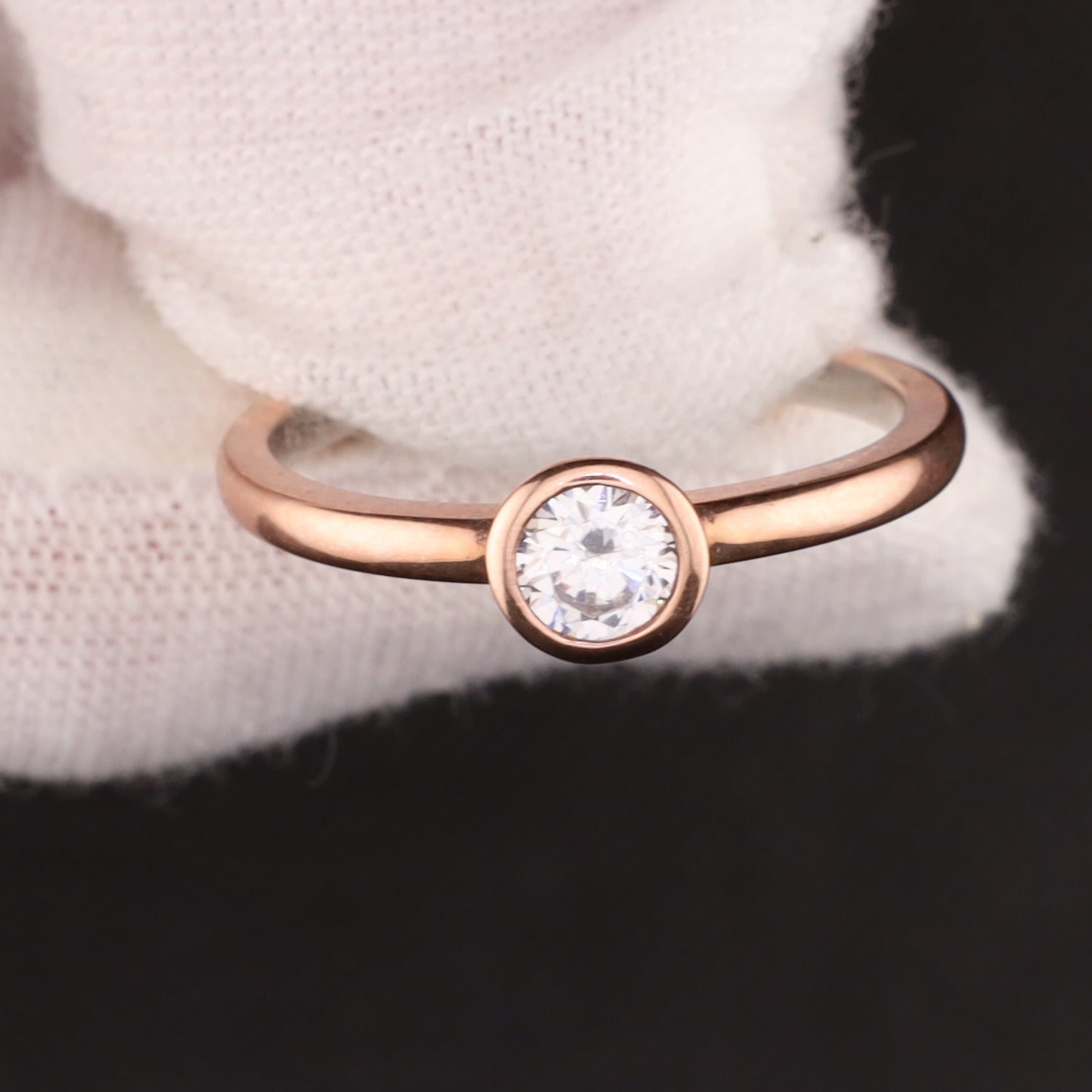 Ring Zirkonia  - Größe / Maß 54