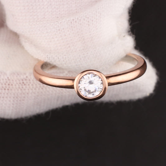 Ring Zirkonia  - Größe / Maß 54