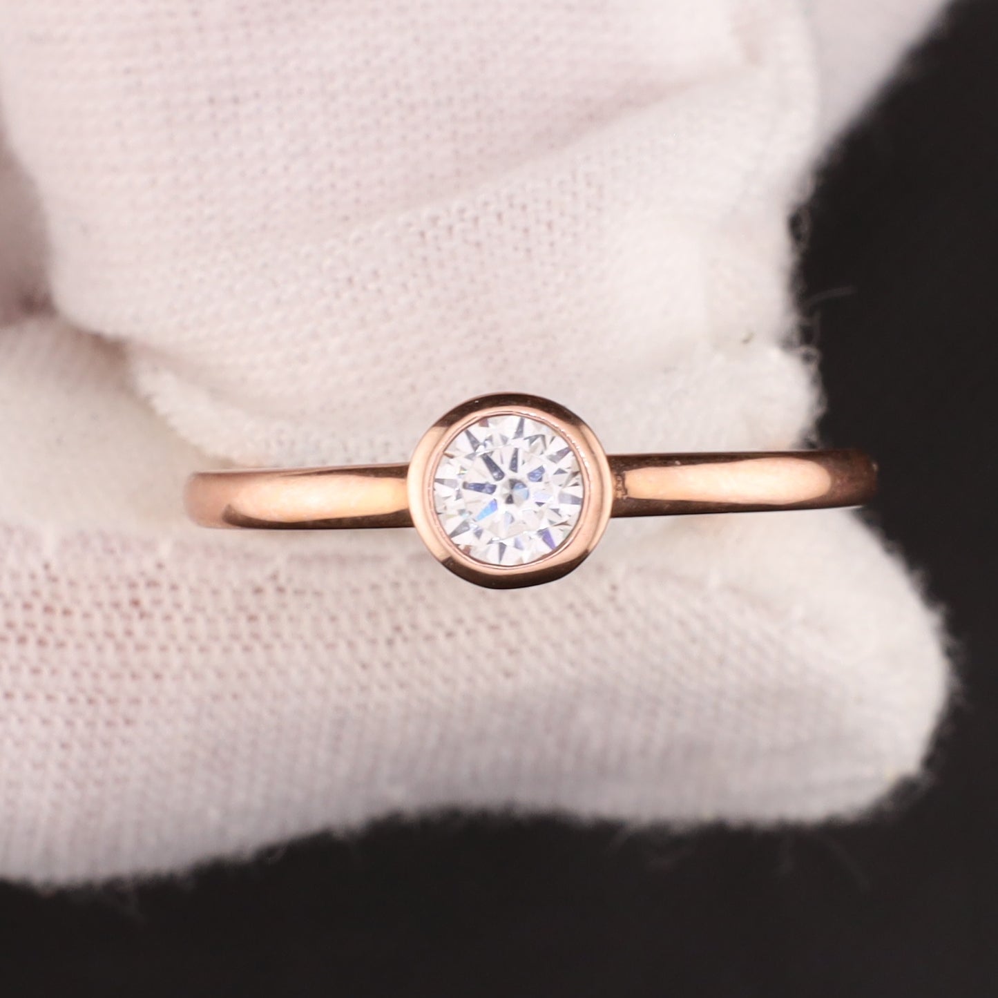 Ring Zirkonia  - Größe / Maß 54