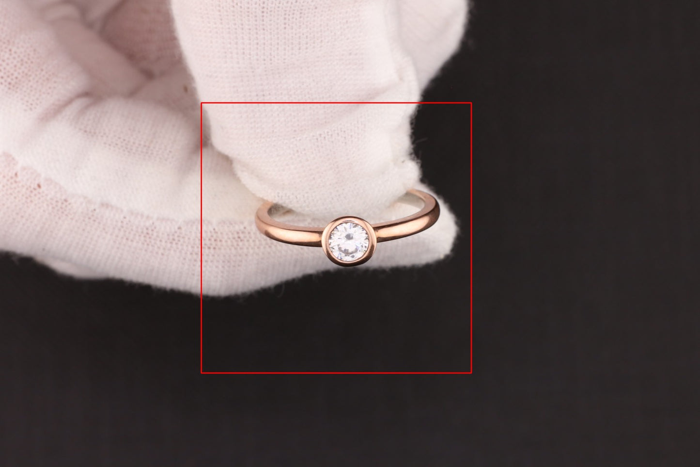 Ring Zirkonia  - Größe / Maß 54