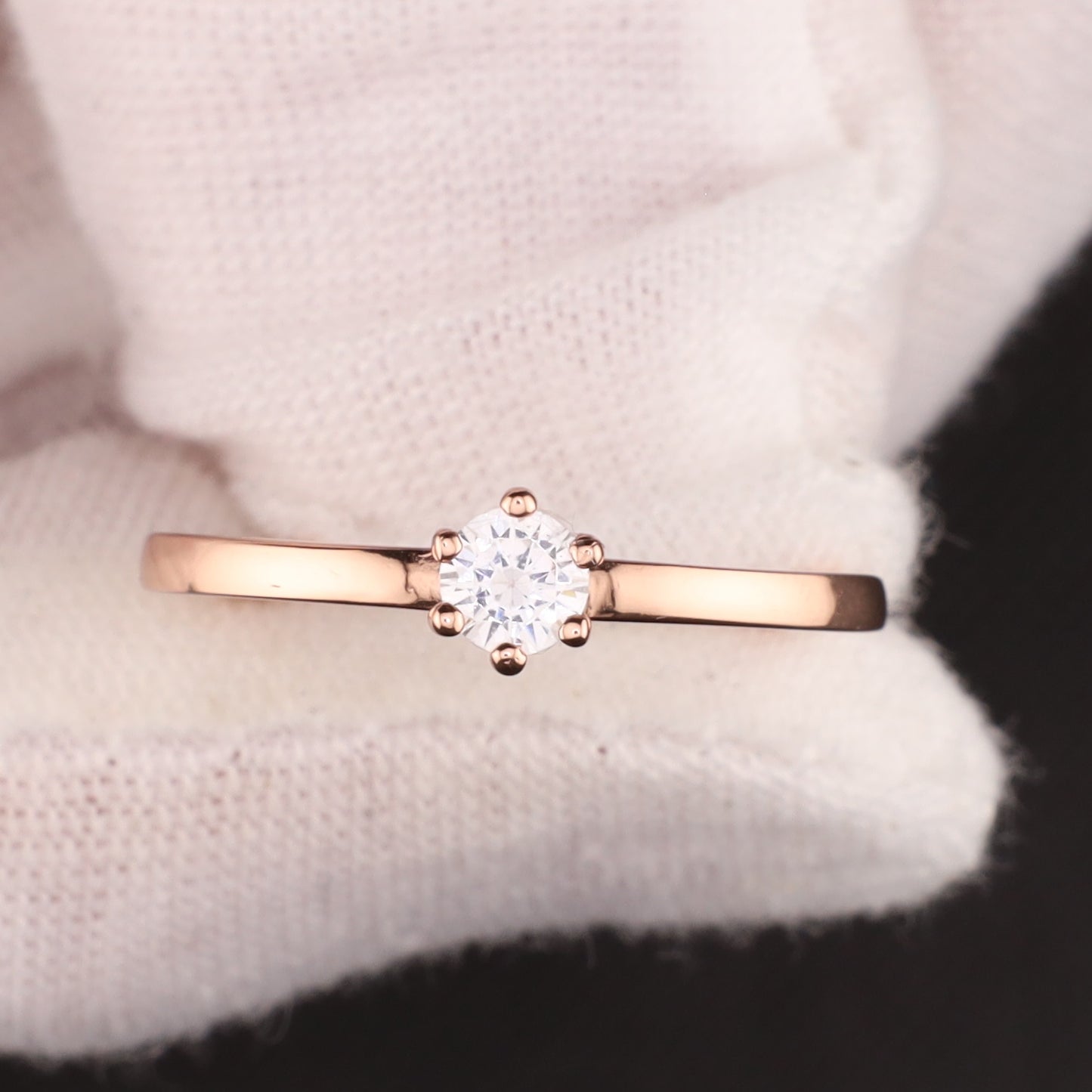 Ring Zirkonia  - Größe / Maß 54