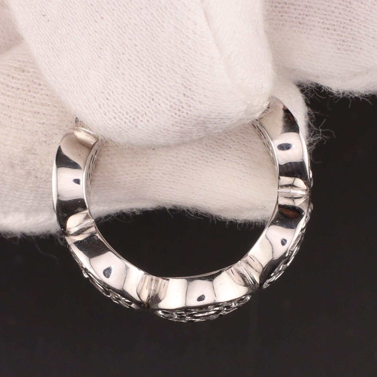 Ring runde Zirkonia - Größe / Maß 55