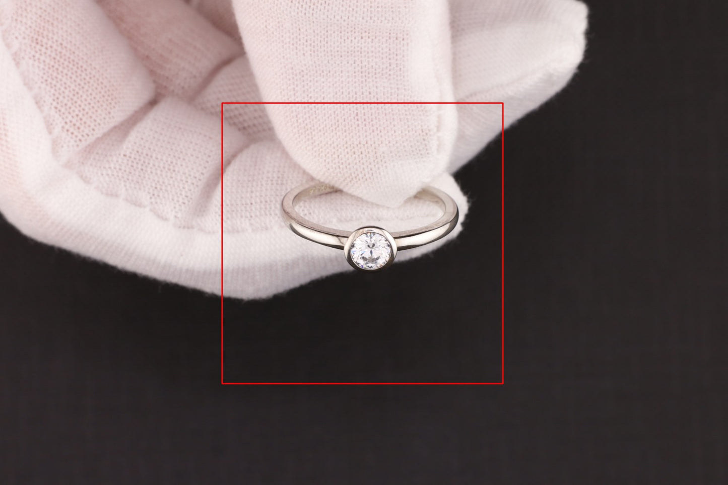 Ring Zirkonia - Größe / Maß 54