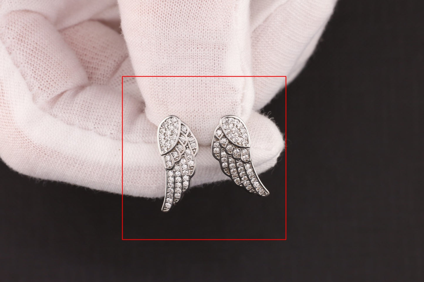 Ohrstecker Flügel Zirkonia