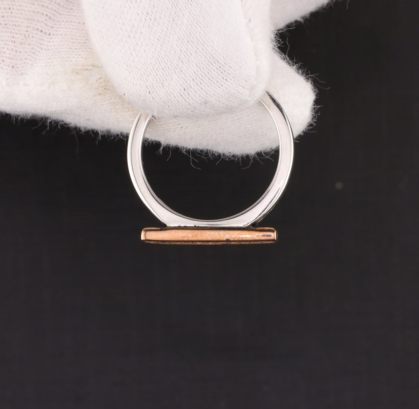 Ring rose Zirkonia - Größe / Maß 54