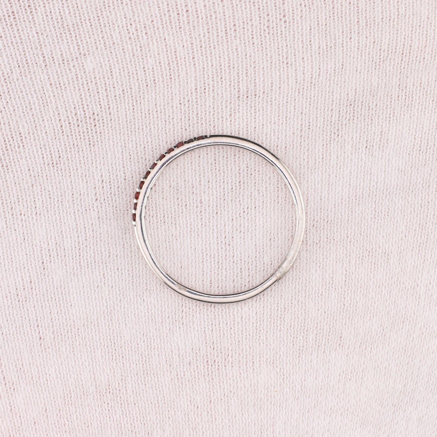 Ring mit Garnet - Größe / Maß 52