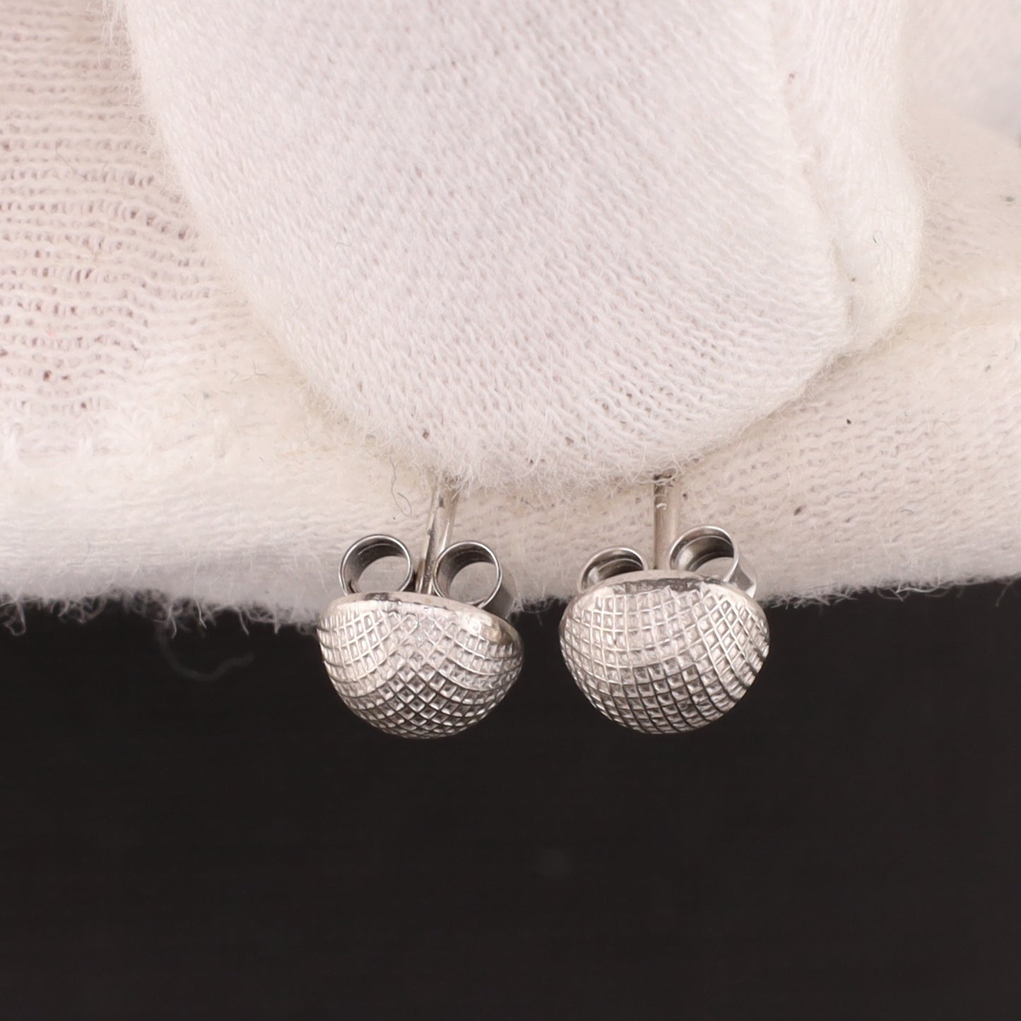 Ohrstecker Blatt rose. Zirkonia