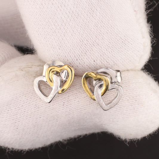 Ohrstecker Doppelherz bico