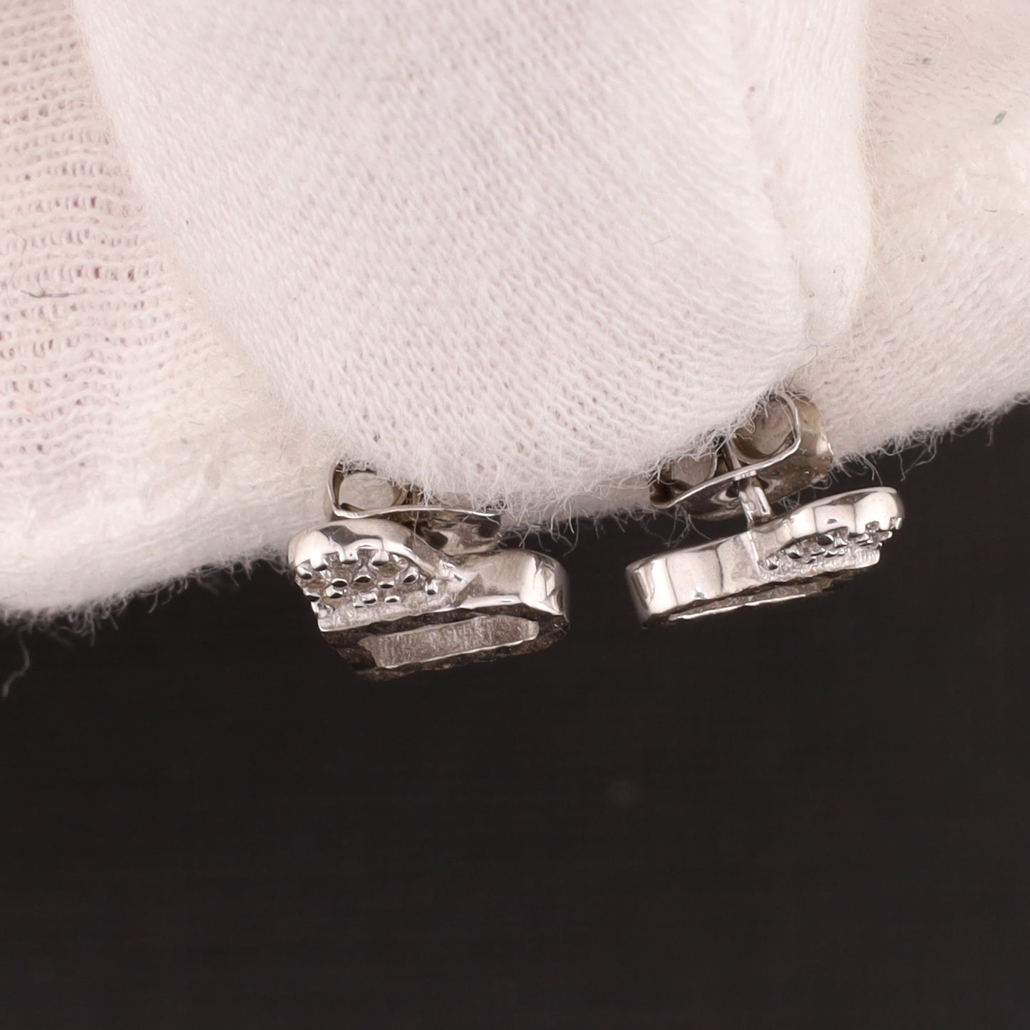 Ohrstecker Herz goldfarben