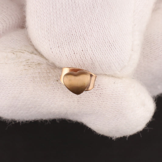 Ohrstecker Blatt rose. Zirkonia